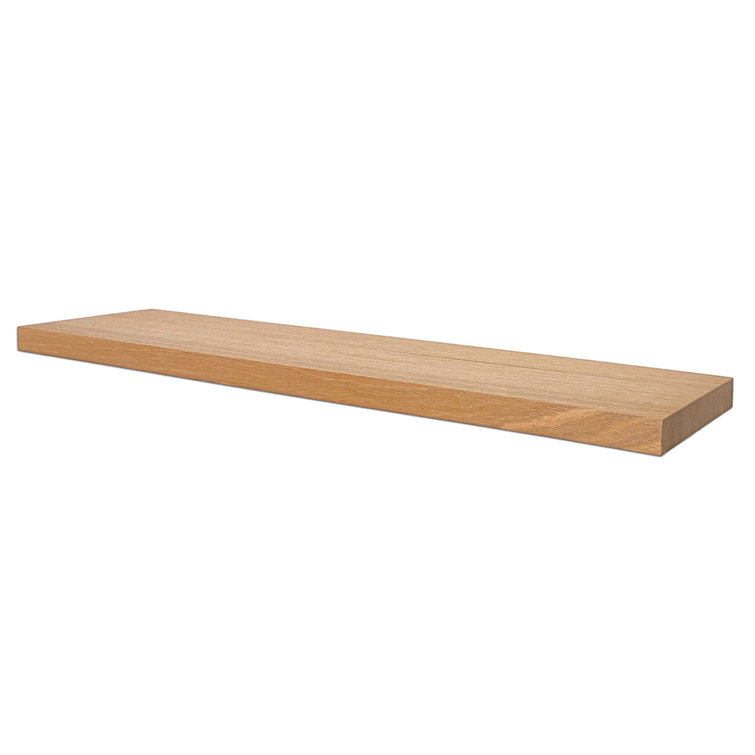 Linear Floating Timber Shelf in Victorian Ash (30mm Thickness ...